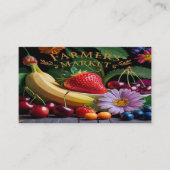 Carte De Visite Marché des agriculteurs (A) (Devant)
