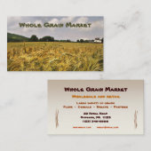 Carte De Visite Marché du grain entier (Devant / Derrière)