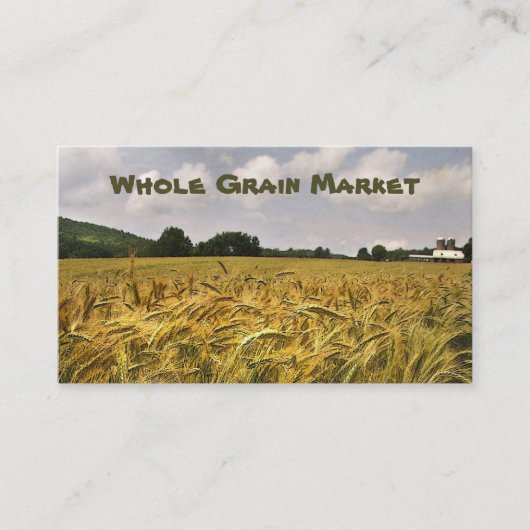 Carte De Visite Marché du grain entier (Devant)