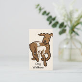 Carte De Visite Marcheurs de chiens (Debout devant)