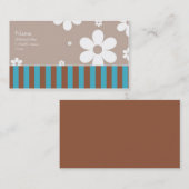 Carte De Visite Mardi après-midi (Devant / Derrière)