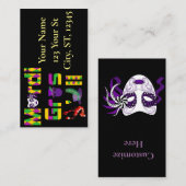 Carte De Visite Mardi Gras Y'all Thunder_Cove (Devant / Derrière)