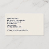 Carte De Visite Mare Green Frankenstein Monster face Halloween (Dos)