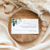 Carte De Visite MAREE Greenery Diaper Raffle Card (set de 100)