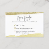 Carte De Visite Maren Köppeller (Dos)