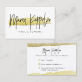 Carte De Visite Maren Köppeller (Devant / Derrière)