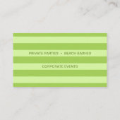 Carte De Visite Margarita Cocktail Lime/Orange/Aqua (Dos)