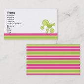 Carte De Visite Margarita et Stripes (Devant / Derrière)