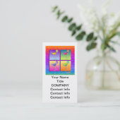 CARTE DE VISITE MARGARITAS ART POP (Verticale) (Debout devant)
