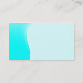 Carte De Visite Marge de vague v2 - Cyan (Dos)