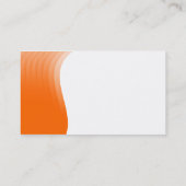 Carte De Visite Marge d'onde - orange (Dos)