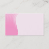 Carte De Visite Marge d'onde v2 - rose (Dos)