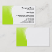 Carte De Visite Marge d'onde - Vert Jaune (Devant / Derrière)