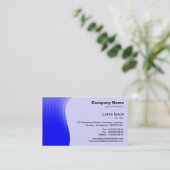 Carte De Visite Marge v2 - bleu de vague (Debout devant)