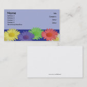 Carte De Visite marguerite - customisée (Devant / Derrière)