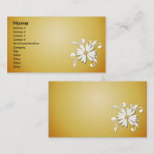 Carte De Visite Marguerite de soleil (Devant / Derrière)