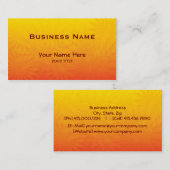 Carte De Visite marguerites d'or2 ~ bc (Devant / Derrière)