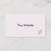 Carte De Visite Marguerites roses (Dos)