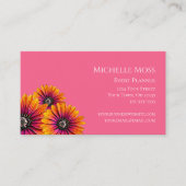 Carte De Visite Marguerites Whimsical Botanical Boho Rose (Devant)