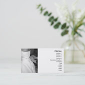 Carte de visite mariage (Debout devant)