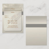 Carte de visite mariage (Devant / Derrière)