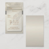 Carte de visite mariage (Devant / Derrière)