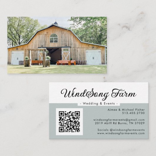 Carte de visite mariage (Devant / Derrière)