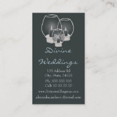 Carte De Visite Mariage À La Chandelle (Dos)