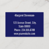 Carte De Visite Mariage Anniversaire gris ruban satin perles flora (Dos)