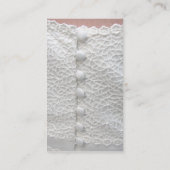 Carte De Visite Mariage blanc Gown I (Dos)