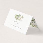 Carte De Visite Mariage botanique du Jardin antique (Devant)