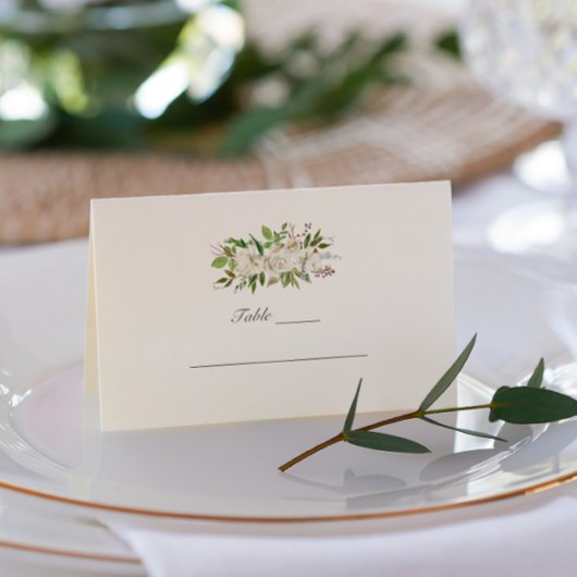 Carte De Visite Mariage botanique du Jardin antique