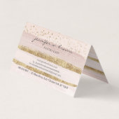 Carte De Visite Mariage Cake Baker (Dos)