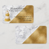 Carte De Visite Mariage Cake Baker (Devant / Derrière)