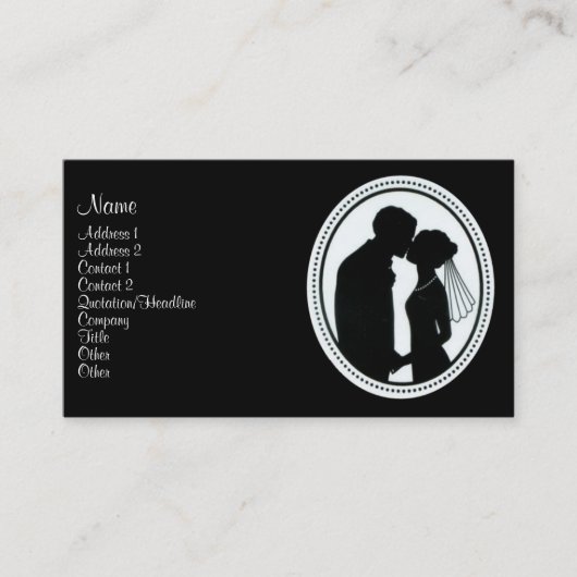 Carte De Visite Mariage Cameo (Devant)