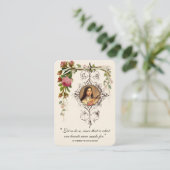 Carte De Visite Mariage catholique Favor St. Therese Remembrance B (Debout devant)