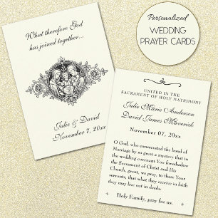 Carte De Visite Mariage catholique Favoriser le souvenir de la Sai
