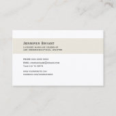 Carte De Visite Mariage Celebrate moderne beige (Devant)