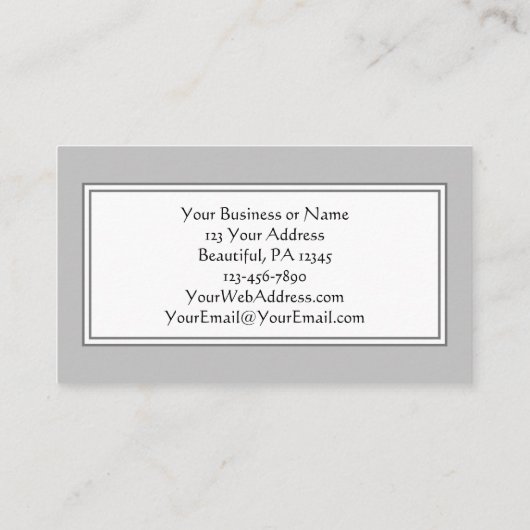 Carte De Visite Mariage d'aquarelle couleur rose pâle violet (Dos)