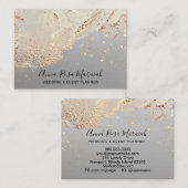 Carte De Visite *~* Mariage de beauté de la Parties scintillant Go (Devant / Derrière)