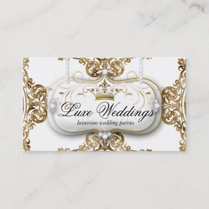 Carte De Visite Mariage de bijoux de mode Élégant Cool de la Cou
