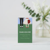 Carte De Visite Mariage de jardin, (Debout devant)