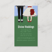 Carte De Visite Mariage de jardin, (Dos)