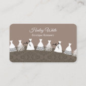 Carte De Visite Mariage de la boutique nuptiale (Devant)