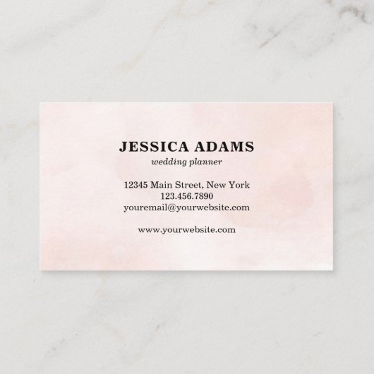 Carte De Visite Mariage de Parties scintillant Abstraite Indigo Wa (Dos)