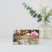 Carte De Visite Mariage du planificateur de fête, événements (Debout devant)