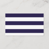 Carte De Visite Mariage en ligne de la Marine Blue Calligraphy (Dos)