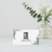 Carte De Visite Mariage et planificateur d'événements (Debout devant)