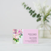 Carte De Visite Mariage Et Planificateur D'Événements (Debout devant)