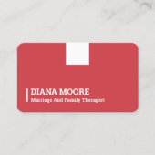 Carte De Visite Mariage Et Thérapeute Familiale (Devant)